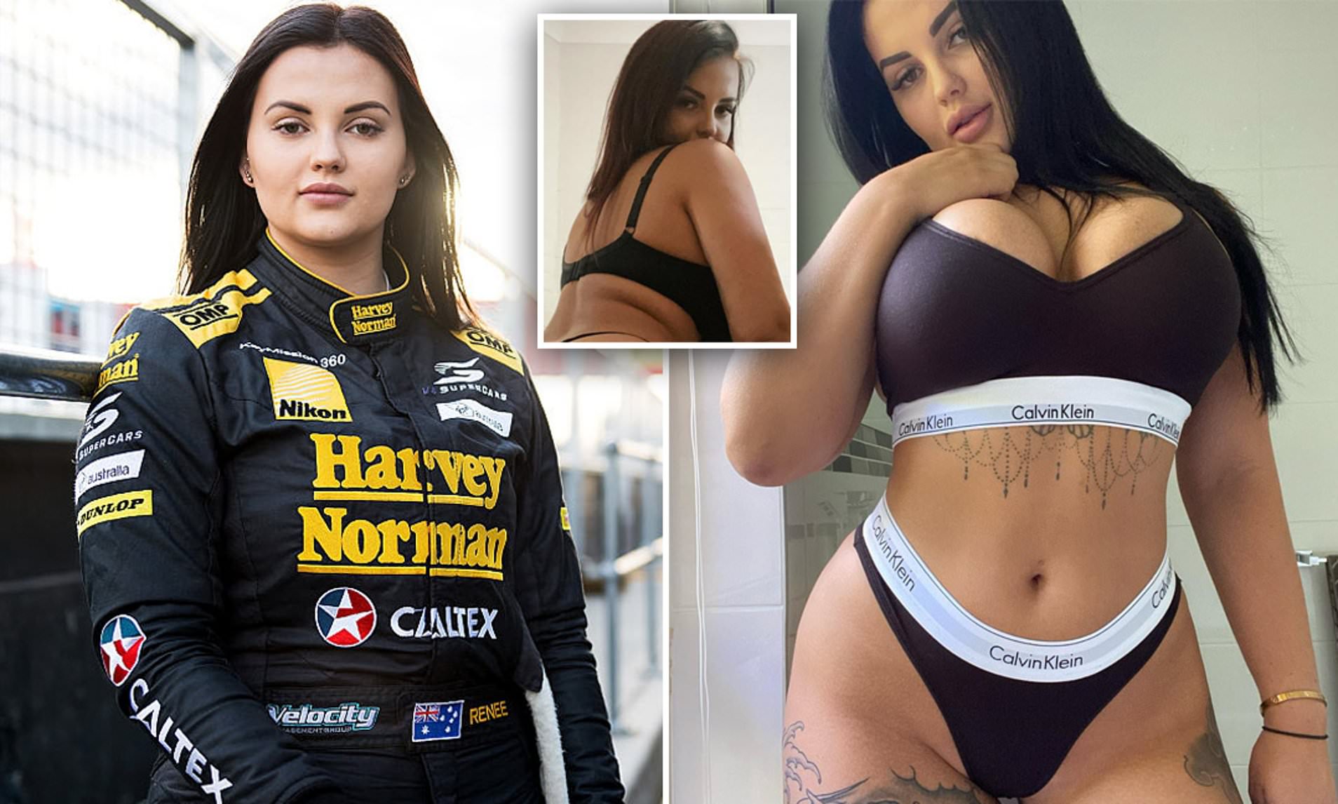 Female racer only fans