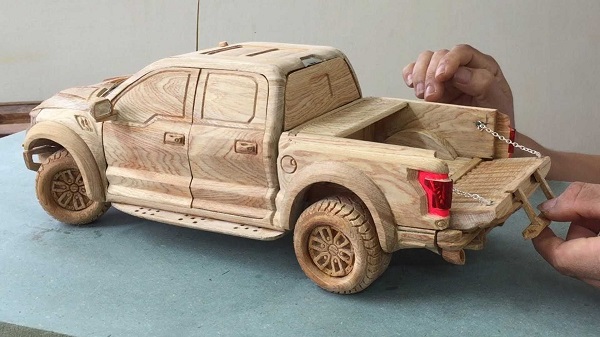 image-of-carved-out-wooden-ford-ranger-raptor
